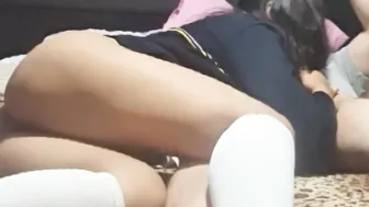crazy hot college bimbos dig fucking her best friend from college without condom