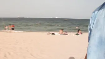 British blonde college teen pick up on beach in holiday for porn