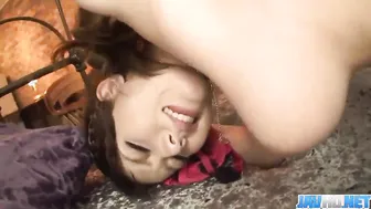 Yui Hatano fuck and creamed over her furry cunt
