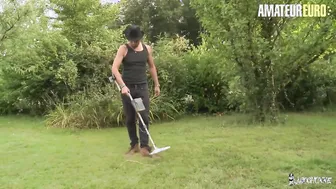 AMATEUR EUROPEAN Freaky Gardener Fucks With Romanian Johana White