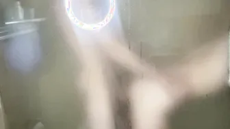 Fucking My Step Sisters 19 Year Old Friend Inside The Shower - IceOnFire