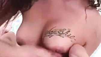 Hot Brunette Girl Loves Handjob