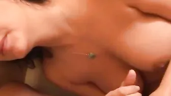 Hot Busty Babe In Her Bathtub Sucks Big Balls - Kimber Kay