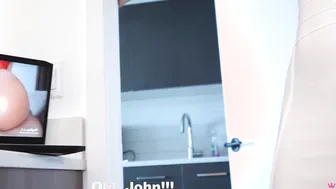 Step Milf caught Step Son jerking off and help him to cum quick while StepDad is not home CarryLight mom