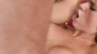 Blonde Teen Licks Mature Mans Hairy Balls And Fucks Hard