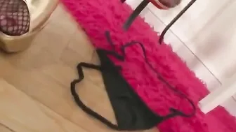 Lil Kimmy looking stunning with her pussy and tits out in this outfit
