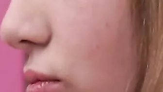 Little April Tries Fingering Her Pussy In Front Of A Webcam