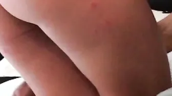 Little Bree and her boyfriend fuck hard on her bed