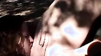 Little April and Lesbian friend licking pussies