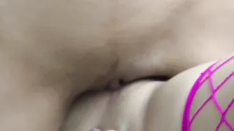Little Catalina loves rubbing tits with lesbian