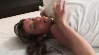 Little Liana Showing off her shaved pussy and tease
