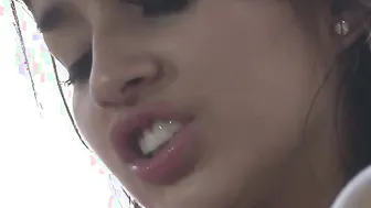 Little Catalina with Big tits Masturbating