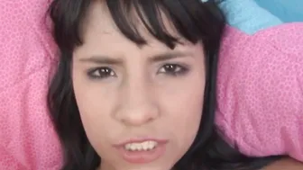 Little Lorie on Bed and Fingering