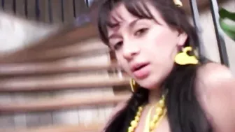 Paulina 18 with Natural tits and Masturbate