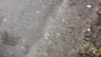 Sexy Horny Babe Sucks BFs Cock Outdoors