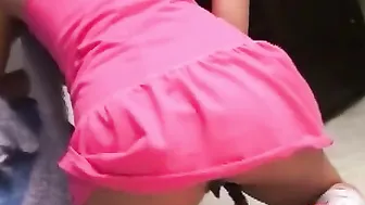 Teen Lilly has these great tits and shows off her tight pussy