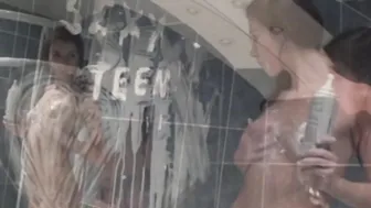 Teen Lesley gets Naughty in bathroom