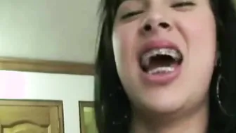 Tiny Tessa Blowjob and Fucked hard