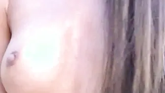 Tiny Trisha is outside when her white boyfriend wants a blowjob