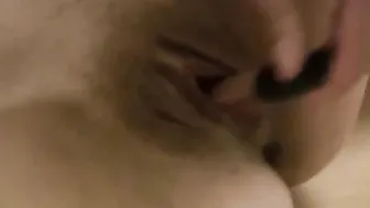 Tiny Tyler rubs pussy with lipstick