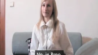 Blonde Teen wants money for sex