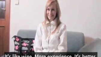 Blonde Teen wants money for sex