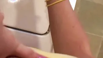 Little Summer Fingering her pussy in Laundry with Lesbian Friend