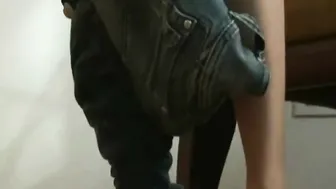 Tiny Tessa Teasing her fans by fingering her pussy