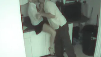 Office Couple blowjob and Fucking on Pantry