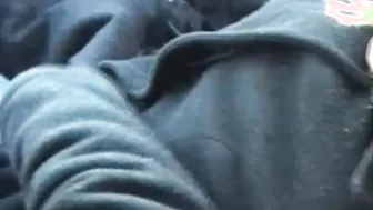 Nikky Blond Blowjob on Street and rubbing Pussy at Car