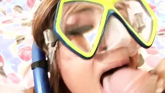 Hotty Brunette Kina Kai with Big Boobs Fucking Blowbang