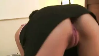 Tiny Tessa with Natural tits Rubbing Pussy