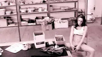 stock girl Masturbating using dildo