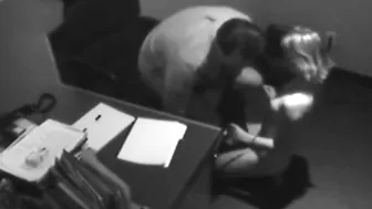 Blonde Secretary Blowjob her boss big dick