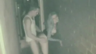 Couple Licking and Fucking Pussy at Back House Caught on camera