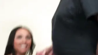 Bethany Benz with big tits Blowjob two dick Extreme fucking threesome