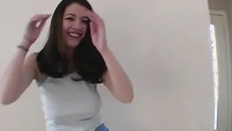 Sweet Teen Seduce with big tits photoshoot