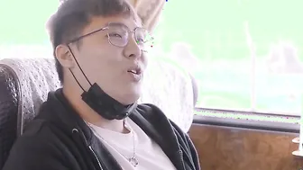 Sex tour bus with babe tour guide Miss Xu Xioaxin