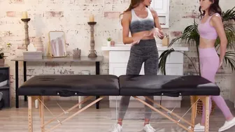 ALL CHICK GRIND - Rookie Masseuse Jane Wilde Has A Leaking Three-Way Training
