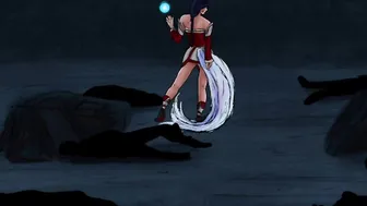 League of ladies ep 7 I helped Ahri got her crystal back after I tasted her vagina