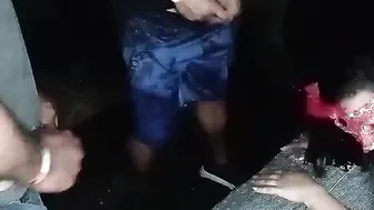 NanaBukkake - Trailer. Doing gang bang at the Halloween party at Cine Kratos. part one-two