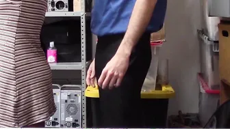 Black eighteen thief Nia Nixon questioned and boned by a gigantic cocked LP officer