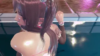 Pink hentai bimbos banged missionary teasing into a pool - provide me the best VIP service and getting large creampie