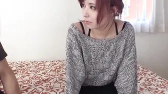 JAVHUB Saya Fujiwara has her unshaved vagina creampied