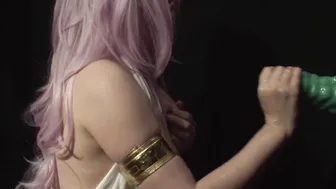 Elven Queen Captures Orc