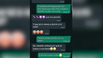 My friend invites me on WhatsApp to screwed her into the butt while her parents are not at home