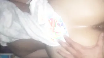 Amazing butt gets nailed inside doggy style untill she getting a full cumshot into her pink twat
