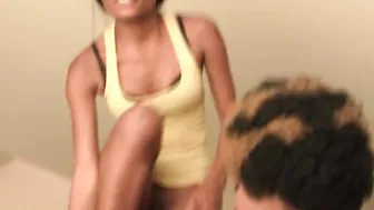 Horny Tourist Satisfies Jungle Fever In Hot Interracial Threesome Creampie Cum Swap