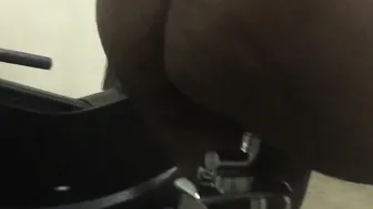 wearing a G- String G-String inside the gym