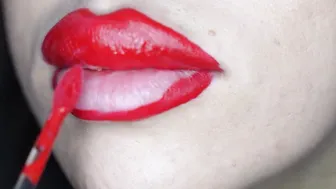 Lipstick porn video – Slut Lips Bj